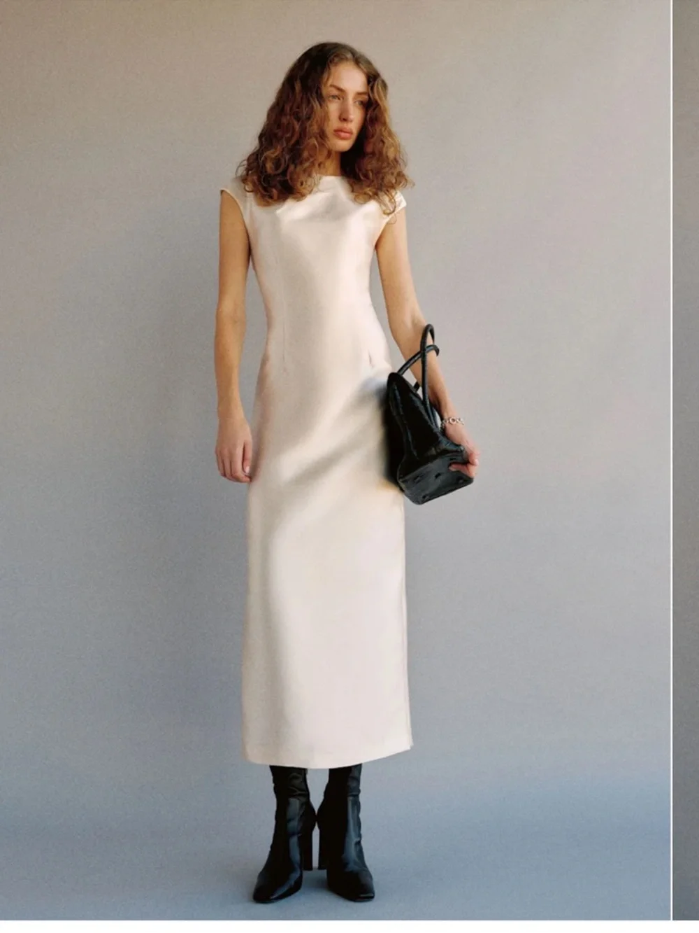 Reformation Belden Dress - Cream - Picture 1 of 4